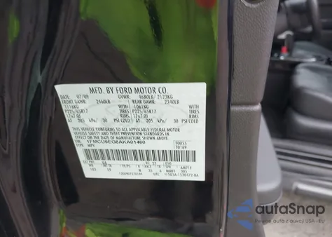 2010 Ford Escape Limited from USA, damaged, VIN 1FMCU9EG8AKA01460